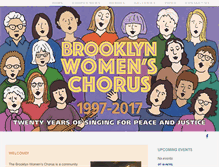 Tablet Screenshot of brooklynwomenschorus.com